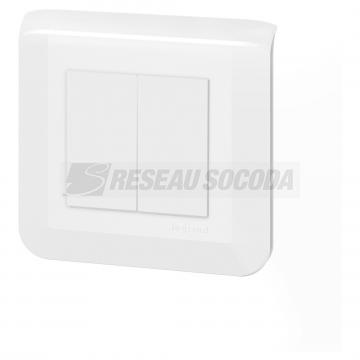  DOUBLE VV 10A CPL VIS BLANC 