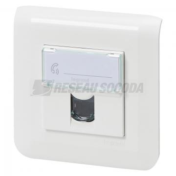  RJ45 CAT6 FTP CPL VIS BLANC 