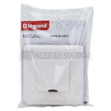  SORTIE DE CABLE CPL VIS BLANC 