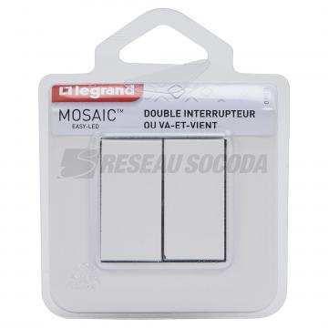  DOUBLE VV 10A CPL GRIFF BLANC 