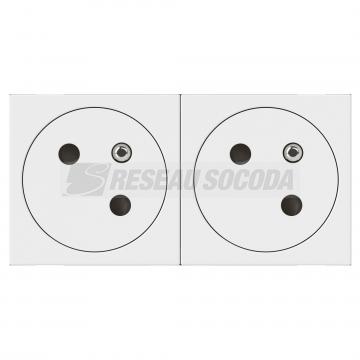  2X2P+T SURF LINK COMPO BLANC 