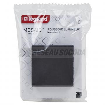  POUSSOIR LUM 2MOD COMPO NOIR 
