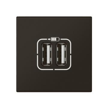  2USB AA 3A 2MOD COMPO NOIR 