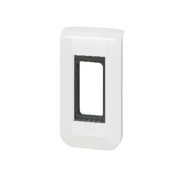  SUPPORT + PLAQUE 1 MOD BLANC 