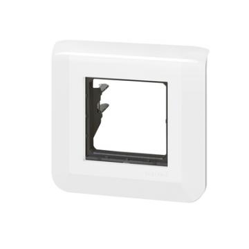  SUPPORT G+PLAQUE 2 MOD BLANC 