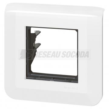  SUPPORT G+PLAQUE 2 MOD BLANC 