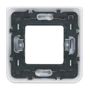  SUPPORT G+PLAQUE 2 MOD BLANC 