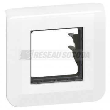  SUPPORT G+PLAQUE 2 MOD BLANC 