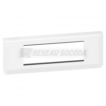  SUPPORT+PLAQUE 6 MOD H BLANC 