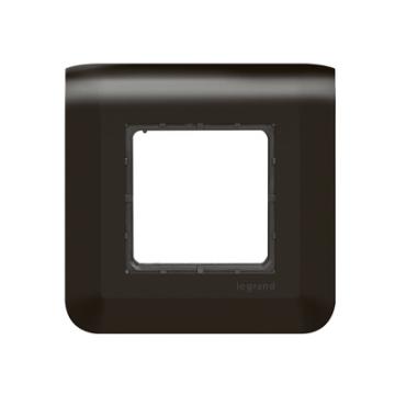  SUPPORT V+PLAQUE 2 MOD NOIR 