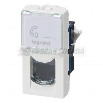  RJ45 CAT6 1 MOD MOSAIC COMPO 