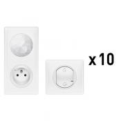  10X PACKS CDE GENE+PRISE BLANC 