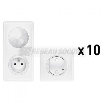  10X PACKS CDE GENE+PRISE BLANC 