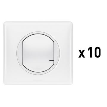  10X CDES SANS FIL ON/OFF BLANC 