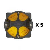  LOT ECO BATIBOX 5 X 1P P40MM 