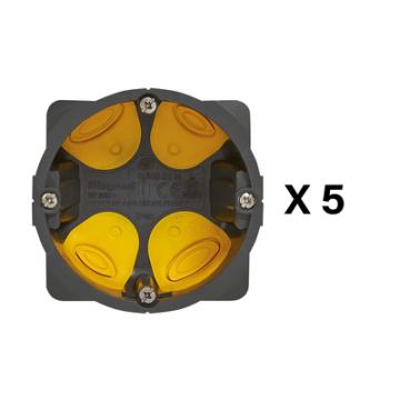  LOT ECO BATIBOX 5 X 1P P40MM 