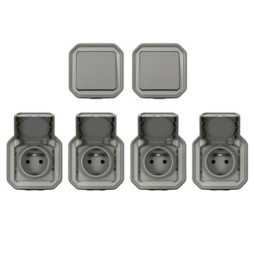  PLEXO 2VV+ 4X2P+T GRIS SAILLIE 