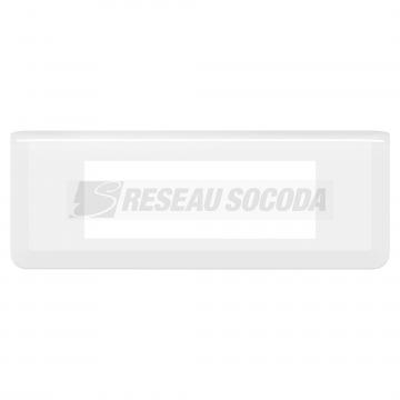  PLAQUE 6 MOD H BLANC 