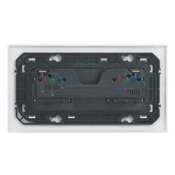  KIT 2X2P+T PRECABLEE BLANC 