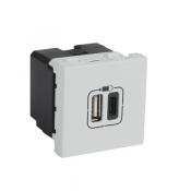  2USB CHARG 2M A+C 3A 15W SA 