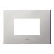  3 MOD PLAQ SQ SOFT ALU 