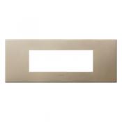  6 MOD PLAQ SQ CHAMPAGNE 