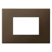  3 MOD PLAQ SQ DARK BRONZE 
