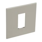  1 MOD 1G PLAQ SQ CHAMPAGNE 
