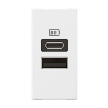  CHARG 1M 2USB A+C 15W BL 