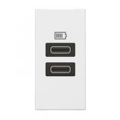  CHARG 1M 2USB C+C 15W BL 