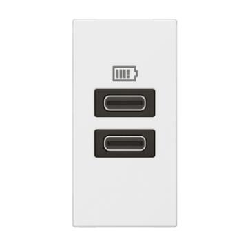 CHARG 1M 2USB C+C 15W BL 