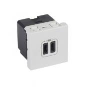  CHARG 2M 2USB C+C 3A 15W BL 