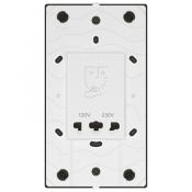  PRISE RASOIR 230V/120-230V  BL 