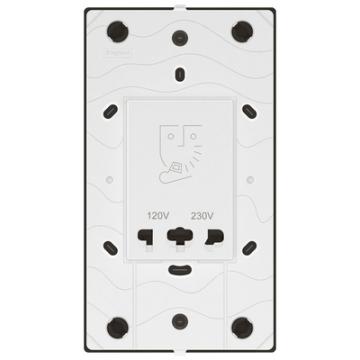  PRISE RASOIR 230V/120-230V  BL 
