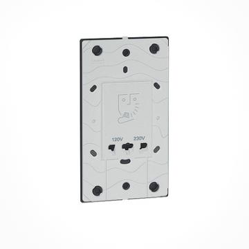  SHAVER SOCKET WITH EARTH SA 