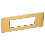  PLATE 6 SQ MOD GOLD BRASS 