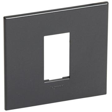 PLATE 1 SQ MOD SCH GRAPHITE 