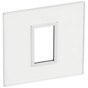  PLATE 1 SQ MOD SCH MI WHITE 