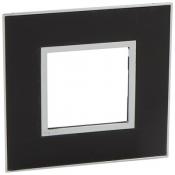  PLATE 2 SQ MOD F-G MI BLACK 