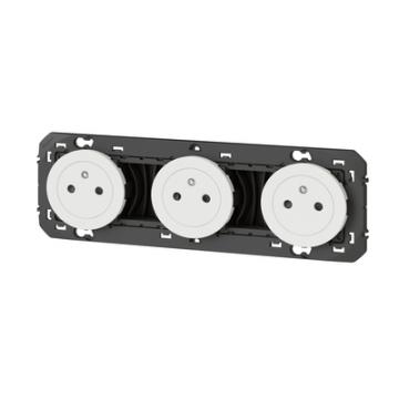  3X2P+T PRECABLEES BLANC 