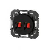 PRISE HT PARLEUR DOUBLE NOIR 