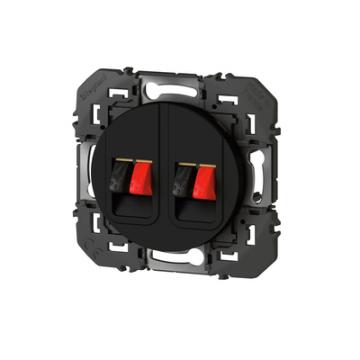  PRISE HT PARLEUR DOUBLE NOIR 