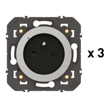  PACK EXT. 3 PRISES ALU 