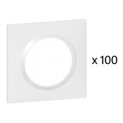  PLAQUE 1P BLANC X100 