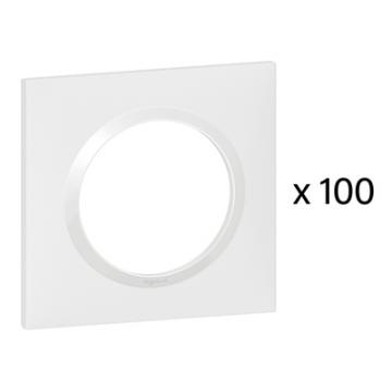  PLAQUE 1P BLANC X100 