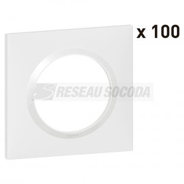  PLAQUE 1P BLANC X100 