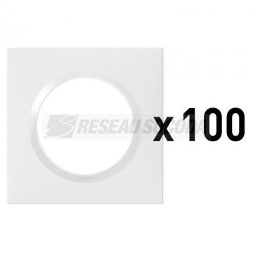  PLAQUE 1P BLANC X100 
