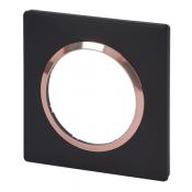  PLAQUE 1P NOIR VELOURS CUIVRE 