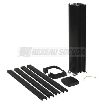  COLONNETTE 4 CPT 45 0,68M NOIR 