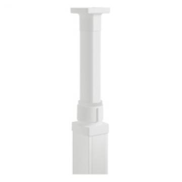  KIT FINITION PERCHE PVC BLANC 